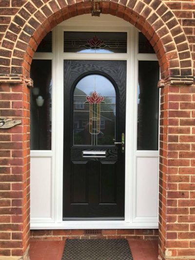 Black Composite door installation