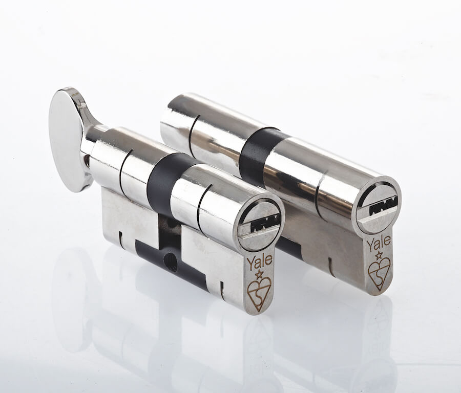 Yale superior double and thumb turn chrome