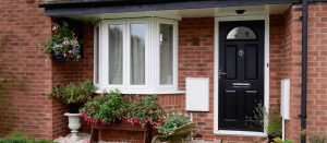 black composite door