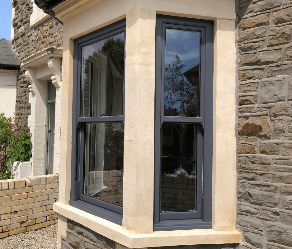 black upvc sliding sash windows
