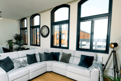 secondary glazing on arched windows