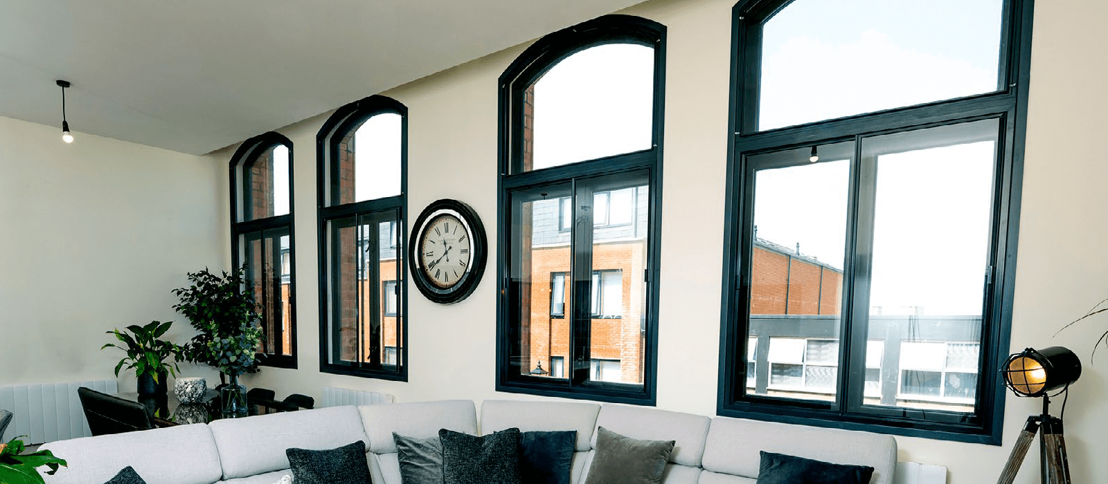 secondary glazing on arched windows