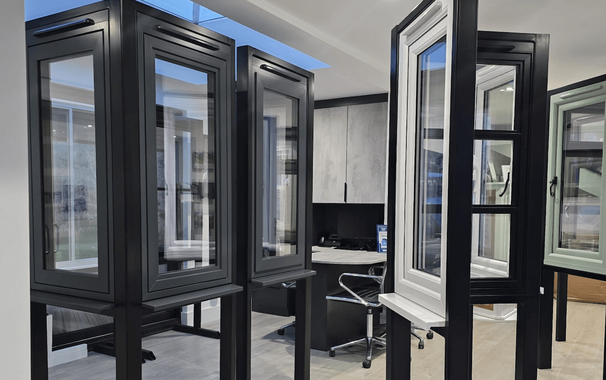 windows in energy efficient homes showroom