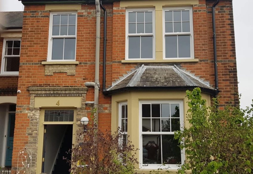 white upvc sliding sash windows
