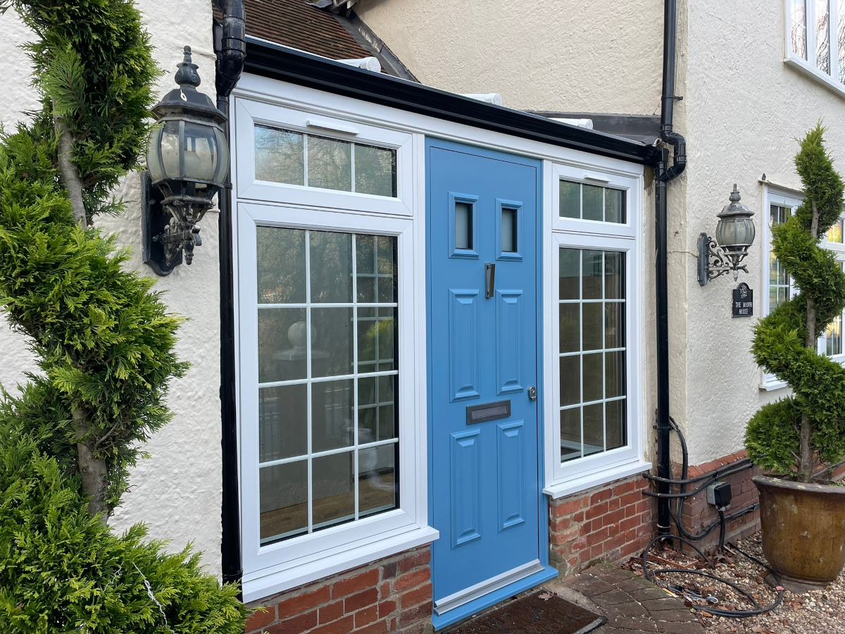 Aluminium designer door