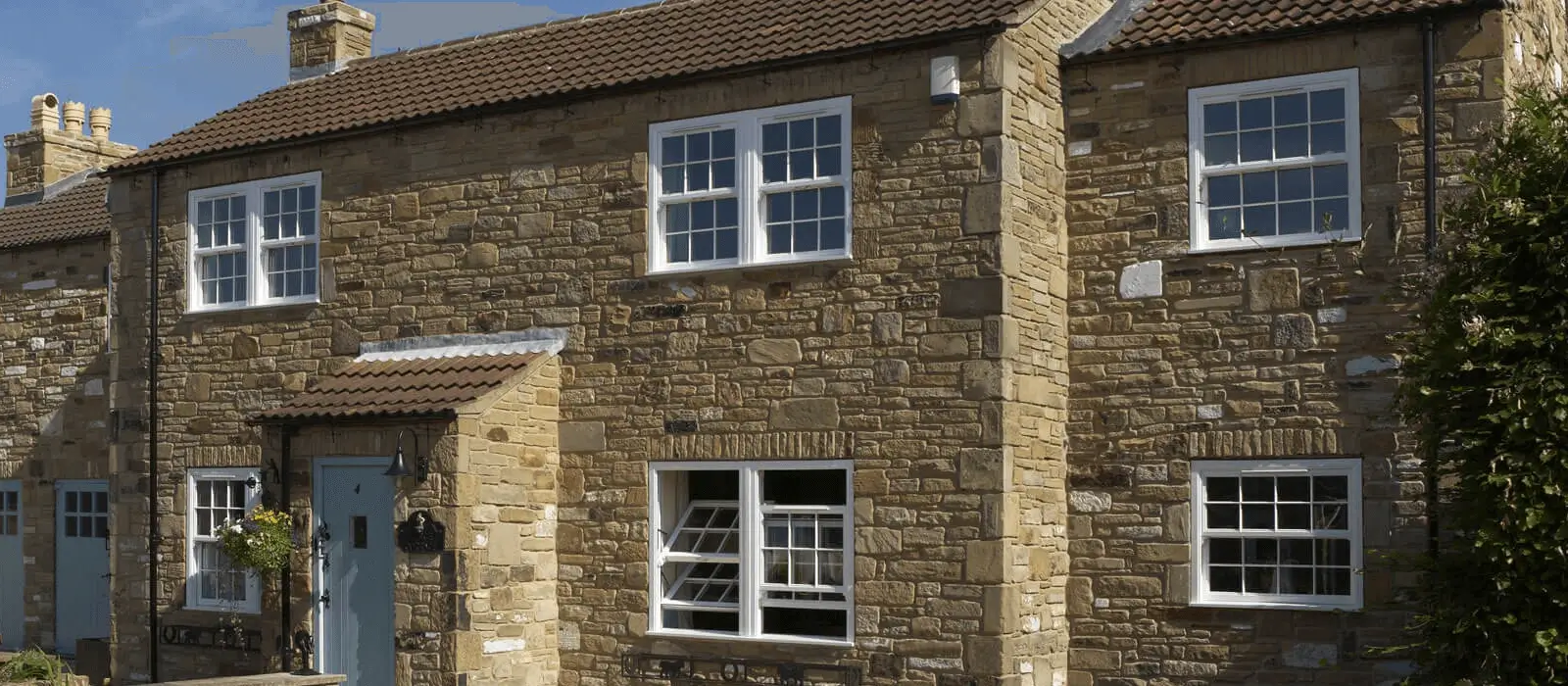 white upvc sliding sash windows